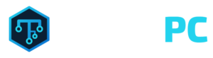 Logo TecnoPC (versión fondo oscuro)
